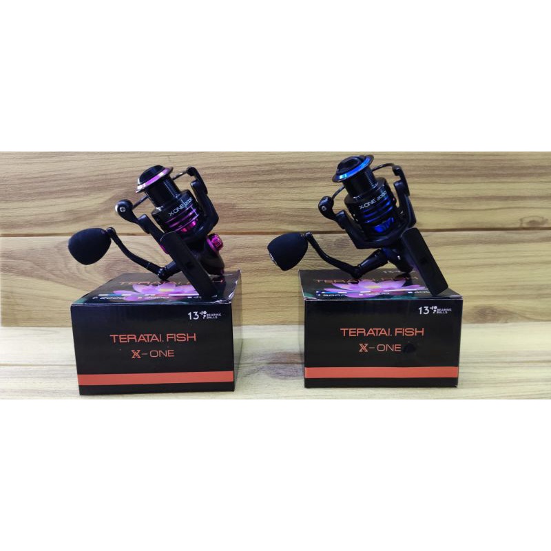 (COD) Reel X One Teratai 2000 3000 4000 Power Heandle 13 + 1 Ball Bearing