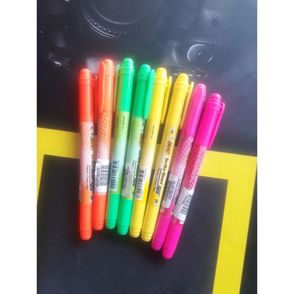 

BIC Textmarker Highlighter Brite Liner Twin Chisel and Bullet