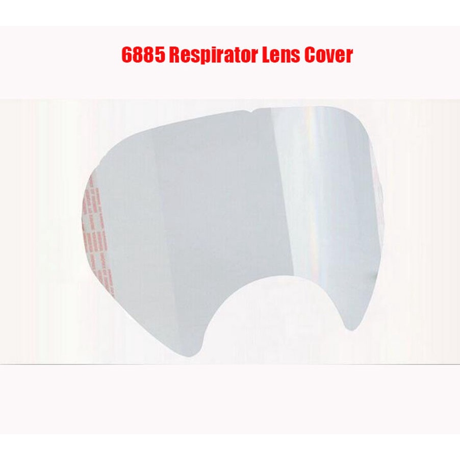 3M Lensa Pelindung Masker Gas Respirator - 6885 - White