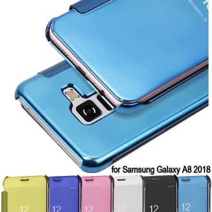 FLIP COVER SMART SAMSUNG A8 PLUS 2018 A AUTOLOCK CASE COVER