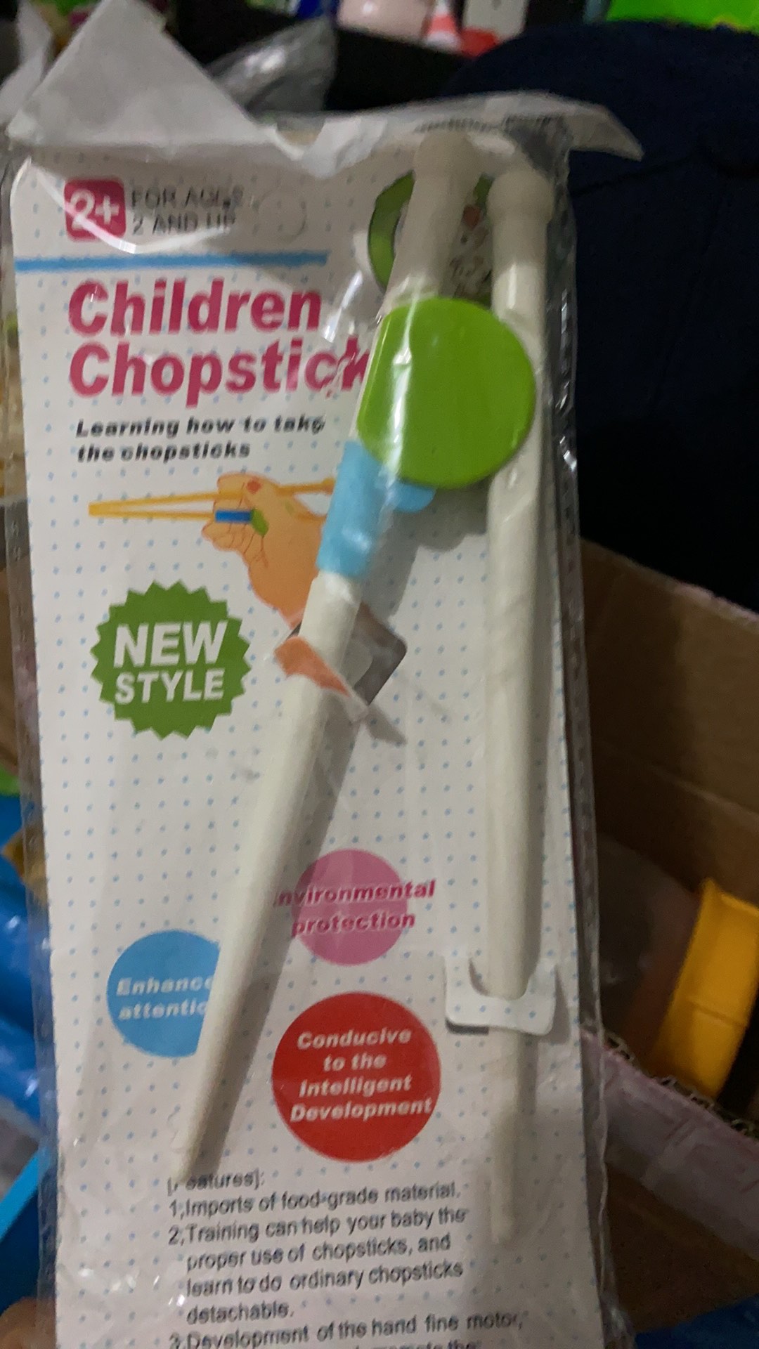 Sumpit Desain Kartun Untuk Latihan Anak Kecil