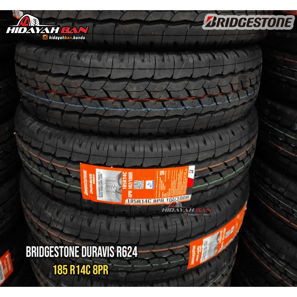 Ban Mobil Bridgestone Duravis R624 185 R14C 8PR