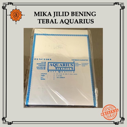 

Plastik Mika Bening Tebal ( Mika Jilid ) Aquarius