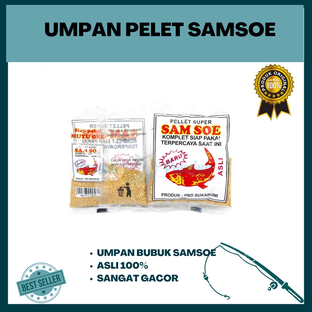 Umpan Pancing Pelet SAMSU / SAMSOE