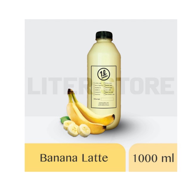 

Banana Latte Botol (250ml/1000ml)