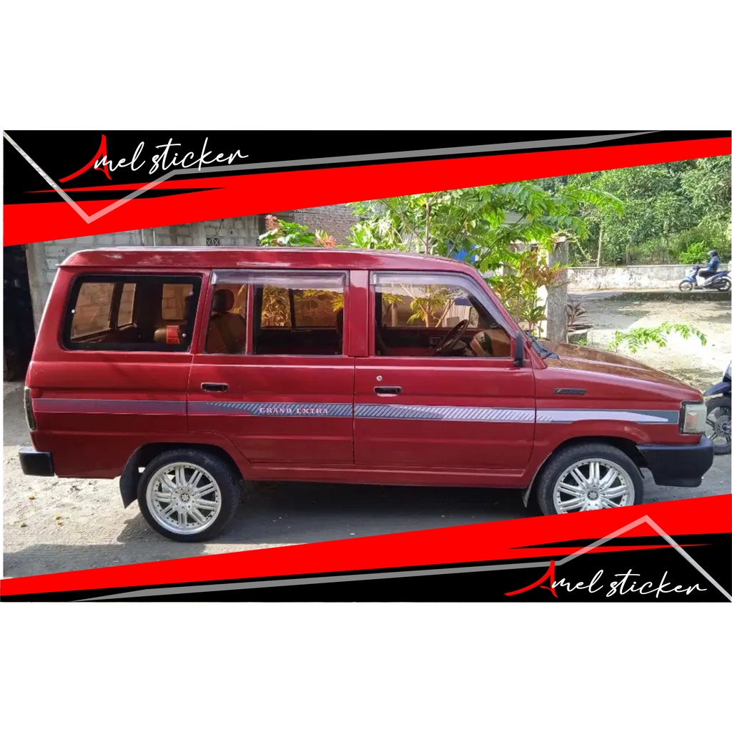 stiker kijang grand exstra 1,5 lis body kijang