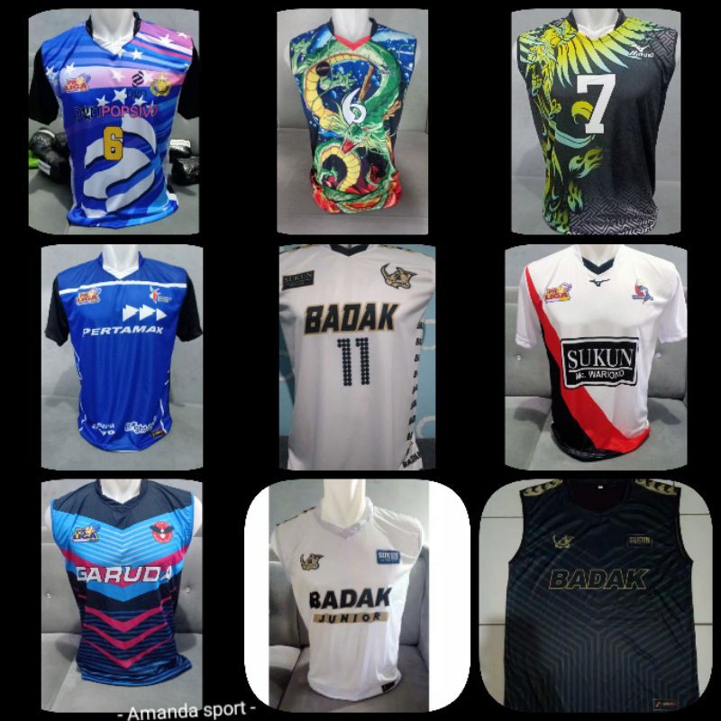 Jersey volly printingan/jersey proliga/kaos volly