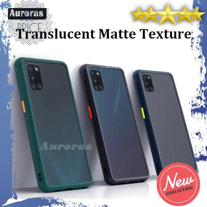 CASING HP SAMSUNG A21S SOFT CASE MATTE COLORED FROSTED