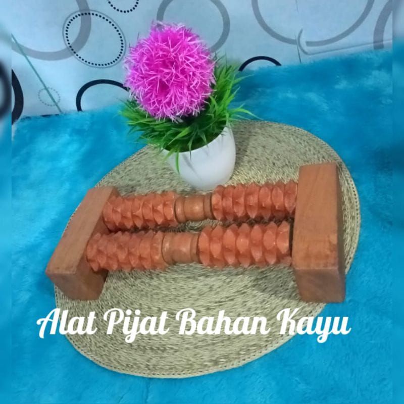 Alat Pijat Refleksi Kaki Bahan Kayu / Alat Pijat Tradisional / Alat Terapi Kaki
