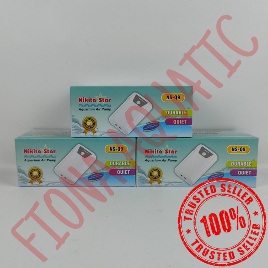 AIR PUMP AC DC NIKITA STAR NS-Q9 / MESIN AERATOR 2 LUBANG AC DC