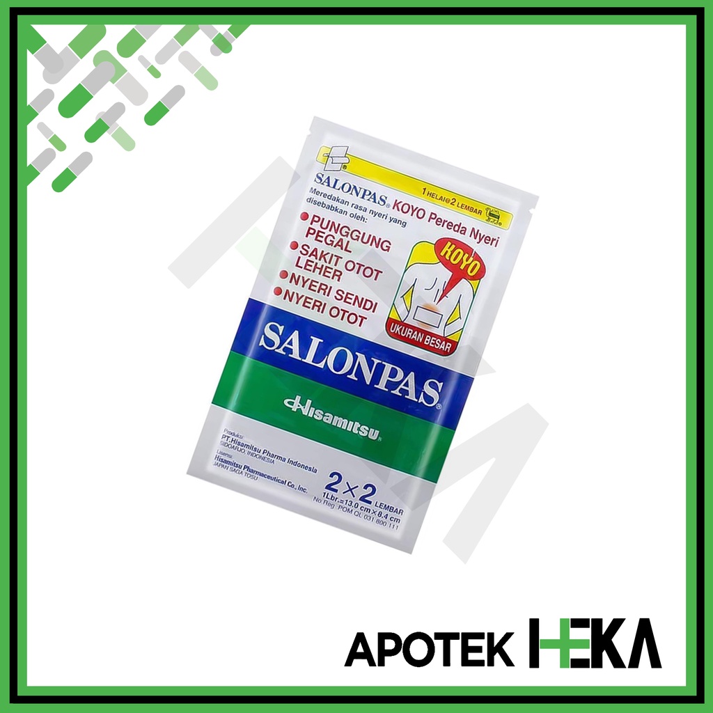 Koyo Salonpas Ukuran Besar 13 cm x 8.4 cm isi 2x2 (SEMARANG)