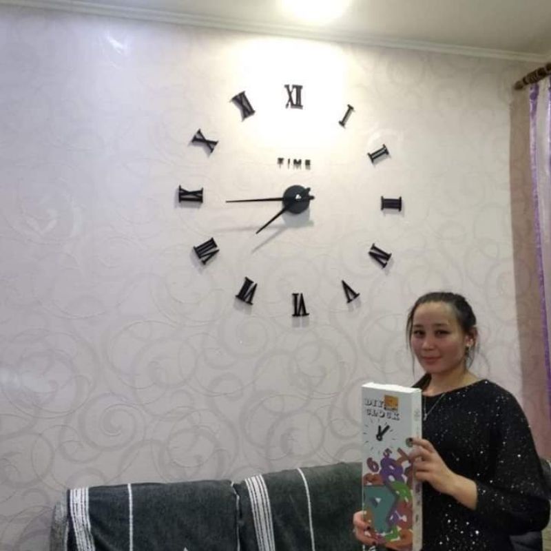 JAM DINDING JUMBO 150cm  JAM UNIK JAM DINDING 100% JUMBO JAM UNIK JAM DINDING 3D JAM DINDING TIDAK BERDETAK-5