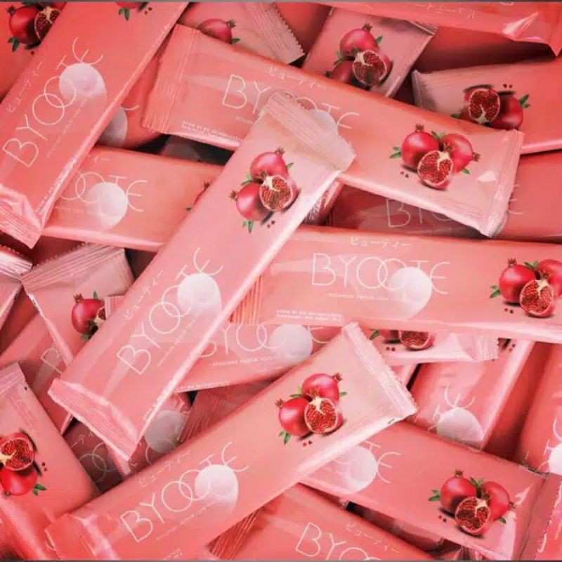 BYOOTE COLLAGEN 1 BOX 16 SACHET GLUTAHIONE ANTIOXIDANT WHITENING BPOM HALAL MUI