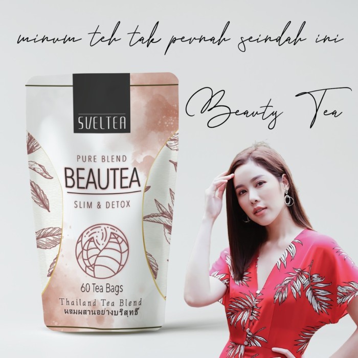 

(BISA COD) Sveltea Beautea Teh Slim & Detox Pelangsing Original 60bag
