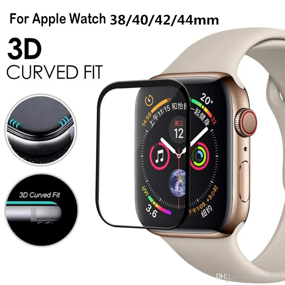 iWatch Tempered Glass Watch 3D Smartwatch Jam Tangan Pinter Screen Guard Protective iwo