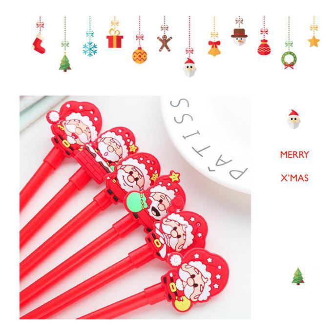 

Pulpen tema natal, pen santa, pulpen rudolft, pulpen X'mas, kado natal