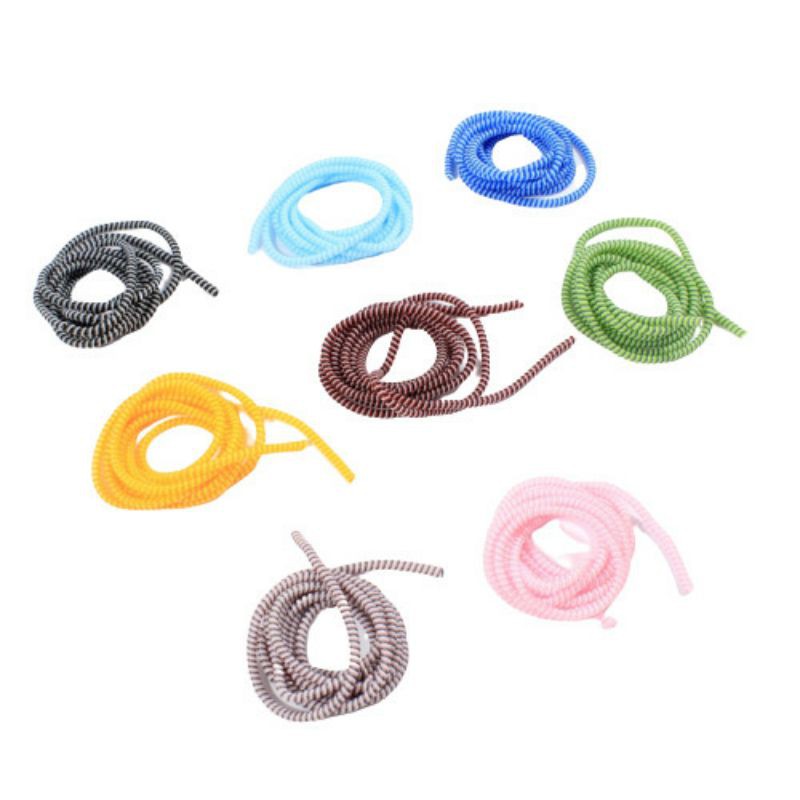 kabel spiral/ kabel spiral warna-warni/ kabel spiral pelindung/ kabel spiral murah/ kabel spiral two