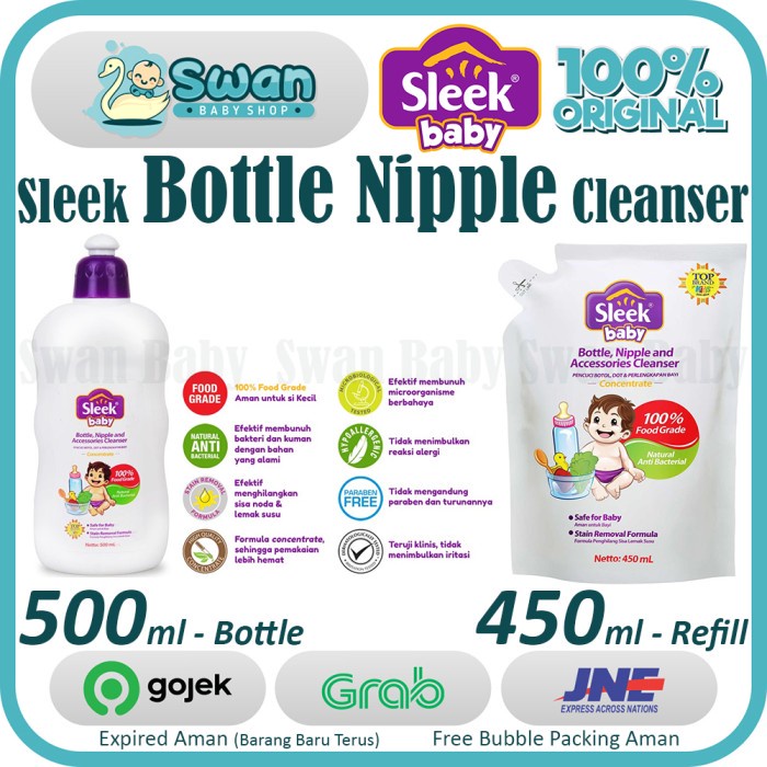 Sleek Baby Bottle Nipple &amp; Accessories Cleanser / Sleek Cleanser