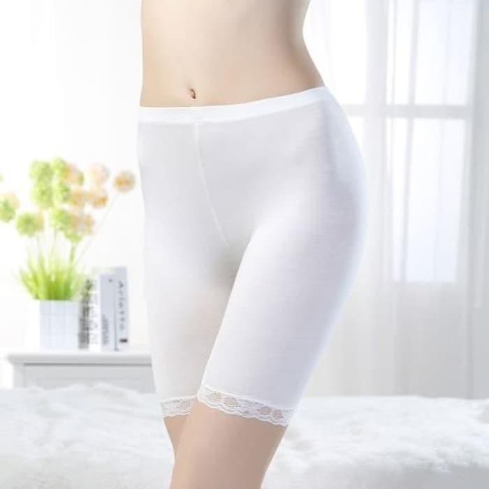 ACCL001 - Celana Legging Pendek Renda Pakaian Wanita Woman Fashion