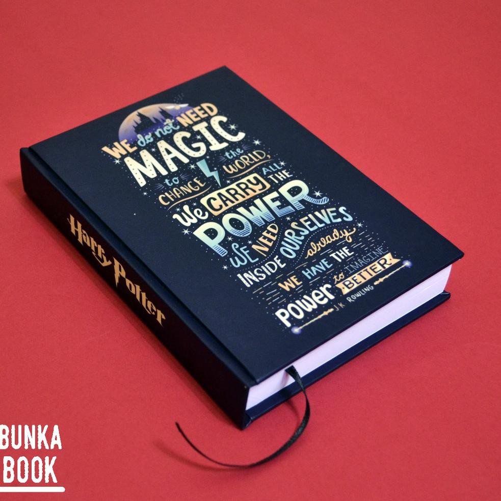 

N3w Pr0duk Pocket Book harry Potter JK Rowling Quote Hardcover Buku Tulis Catatan Note Agenda Planne