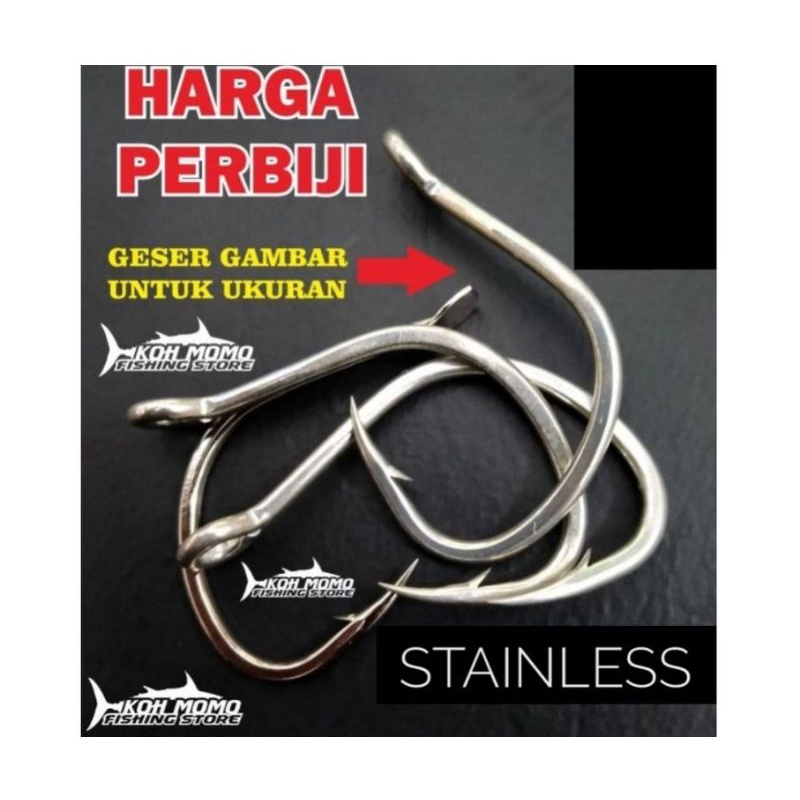 Jigging Hook Flat High Carbon Super Strong