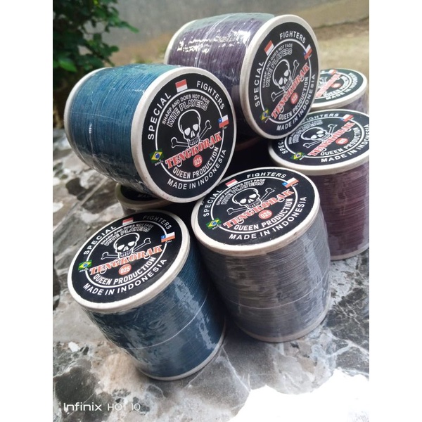 Benang Gelasan Layangan TENGKORAK 1600 Yard senar layangan Aduan turnamen