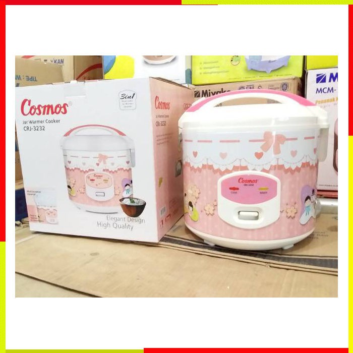 RICE COOKER COSMOS CRJ3232 1.8L 3 IN 1 PENANAK NASI RICECOOKER MAGIC