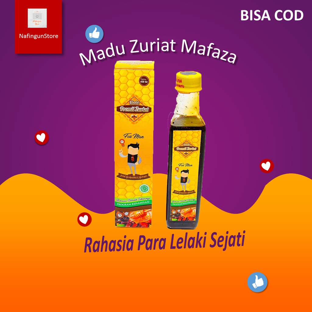 Madu Zuriat / Madu progam hamil / madu zuriat promil Mafaza Pria
