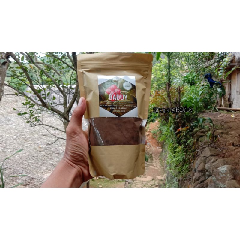 

kopi tutu tradisional suku Baduy