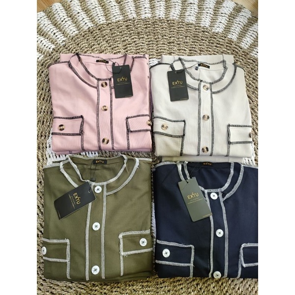 Set rok bolbal knit by EXTU