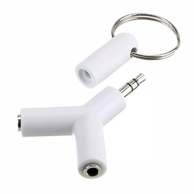 Aux Audio Splitter Y dual headset 2in1 handsfree jack 3.5inch