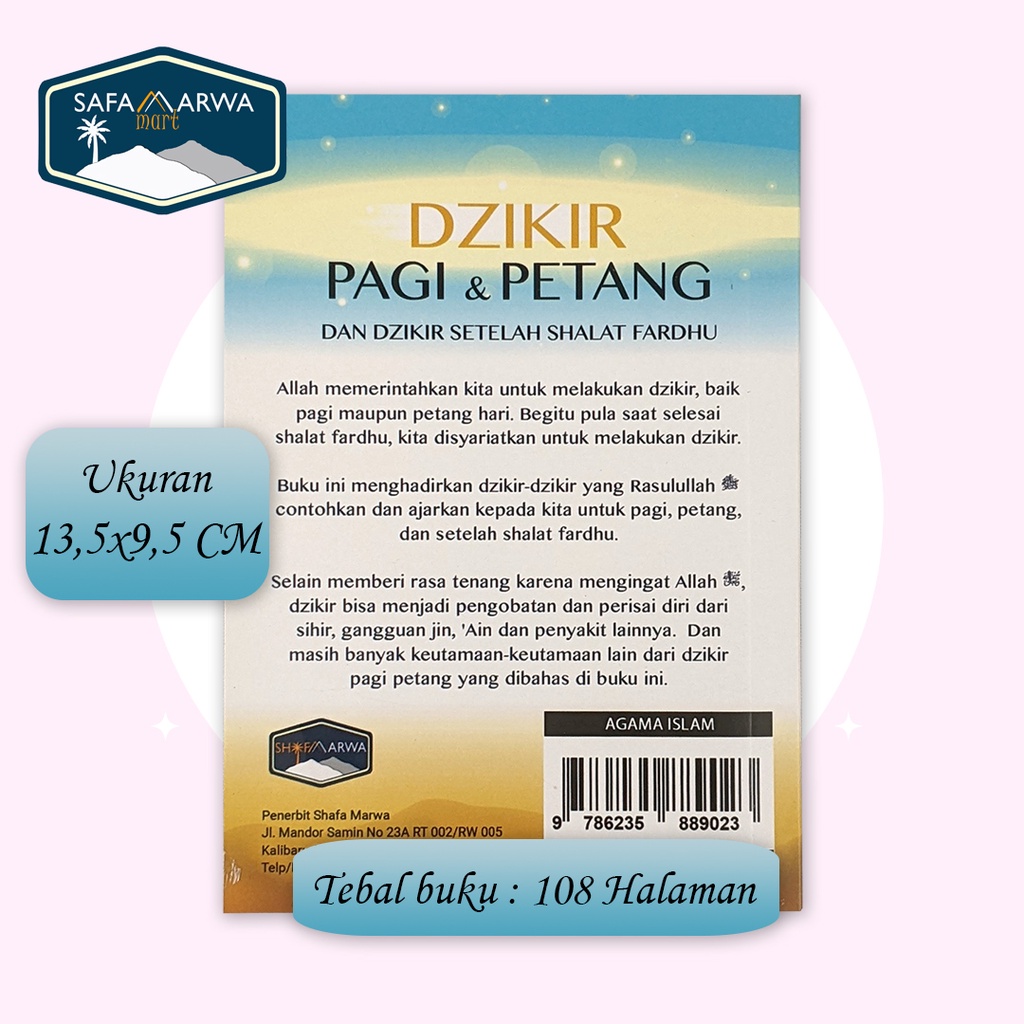BUKU DZIKIR PAGI & PETANG DAN DZIKIR SETELAH SHOLAT FARDHU-1