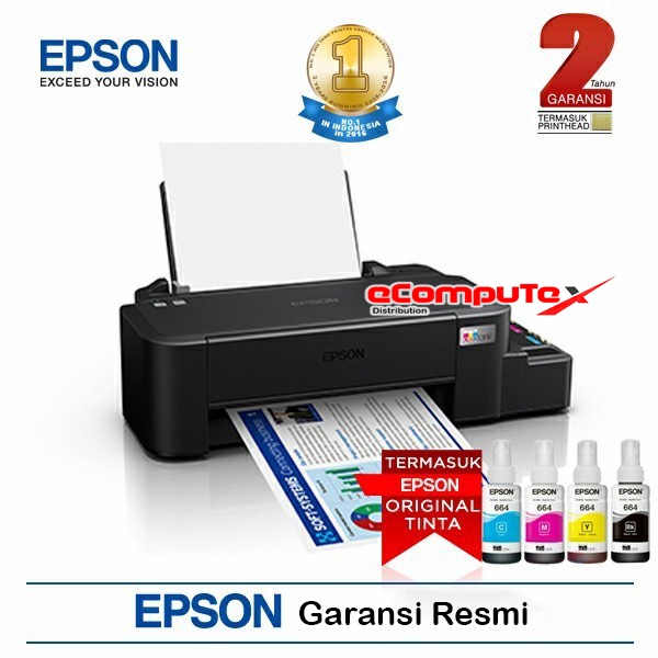 PRINTER EPSON L121/ PRINTER EPSON L 121 PENGGANTI L120 A4 PRINT GARANSI RESMI