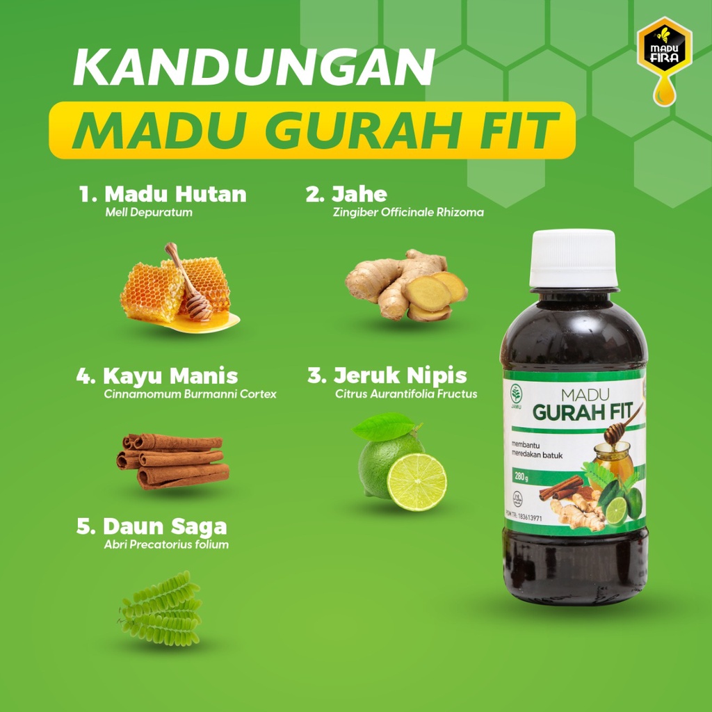 

Madu GURAH FIT Mengatasi Bronkitis Sinusitis Radang Tenggorokan Batuk Menahun dan Asma