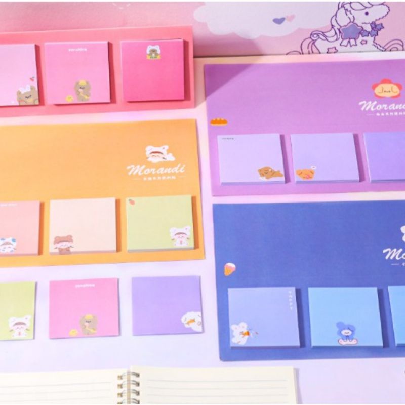 

60 sticky note Morandi color for memo diary bujo