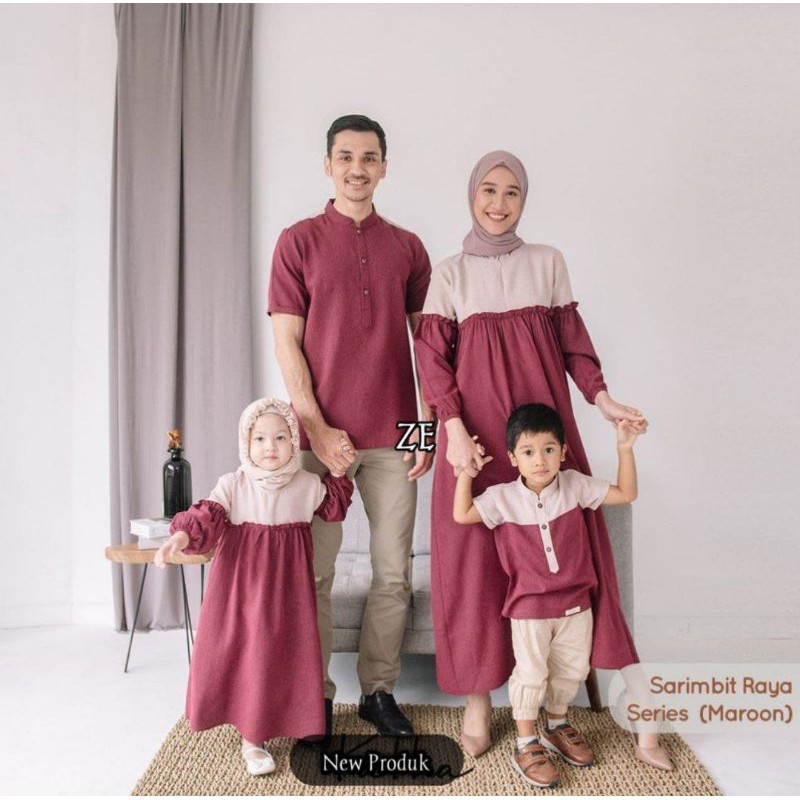 Model baju lebaran 2021 couple keluarga