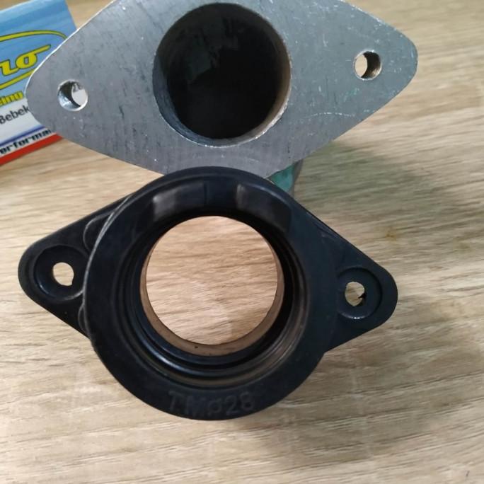 intake manifold miring BPRO bebek karbu 28 mm balap intek PE28 PE PWK