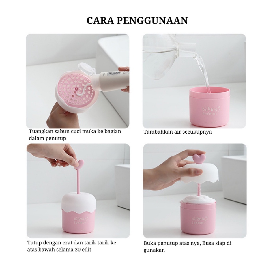 Foam Maker Alat pembuat busa sabun wajah botol /Alat Pembuat Busa Shampoo/ Foam Sabun Premium Korea