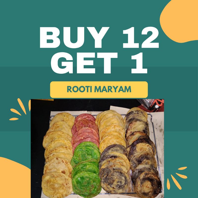 

ROTI MARYAM/ROTI CANAI PREMIUM HARGA 1PC/CANAI