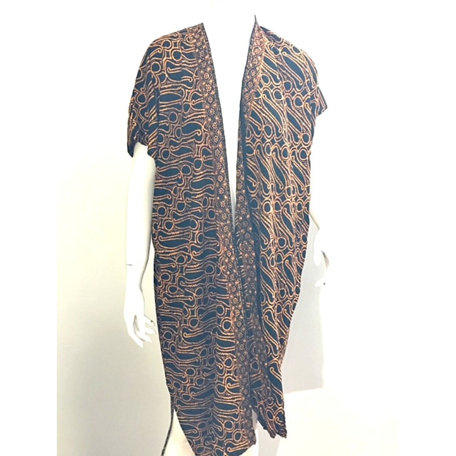 DISKON   BATIK KIMONO LENGAN PENDEK.HIJAB.BATIK CAP PARANG -KIMMIE.BANYAK WARNA   PRGSPORT
