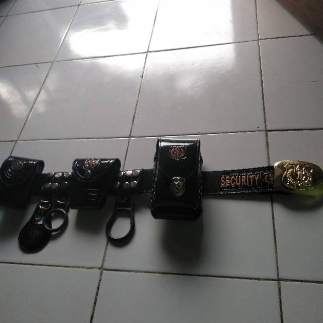 kopel sabuk logo satpam kopel security lengkap 3 kotak