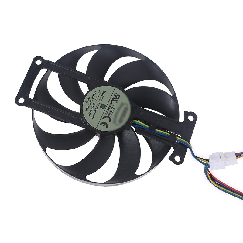 Bt 88mm/3.46in 4Pin 12V 0.5A Kipas Cooler T129215Su VGA Fan Graphics Card Cooling Fan Untuk -ASUS GTX1650 Ti/S 2070 Pendingin