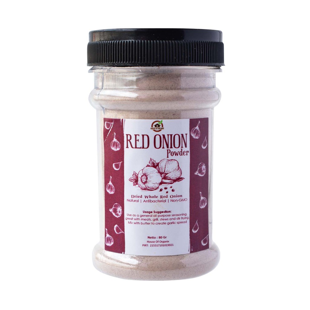 House Of Organix Red Onion Powder 80 Gr