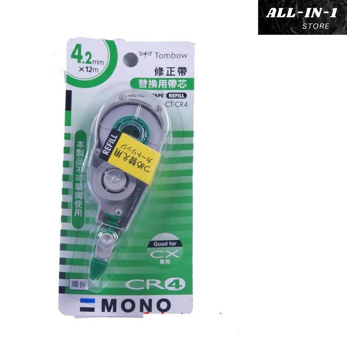 Refill Isi Tip-Ex Kertas / Correction Tape / Stipo Kertas MONO CT-CR, Refill TOMBOW Pita Koreksi