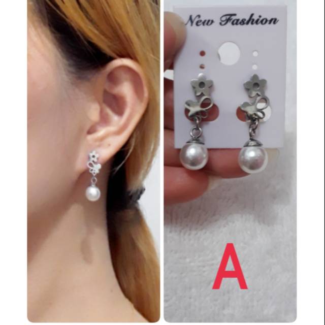 Anting titanium asli#anting murah meriah#anting ori titanium