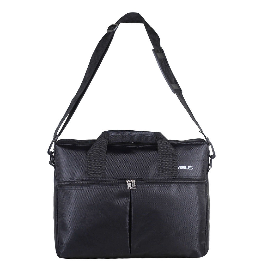 Tas Laptop Jinjing Laptop Case 14-15 Inch Fashion Pria Tas Hitam Selempang Laptop Murah