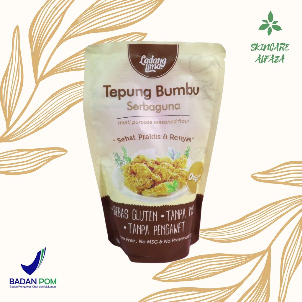 

Ladang Lima - Tepung Bumbu - 150 gr - Tanpa MSG - Bebas Gluten - Jagapati