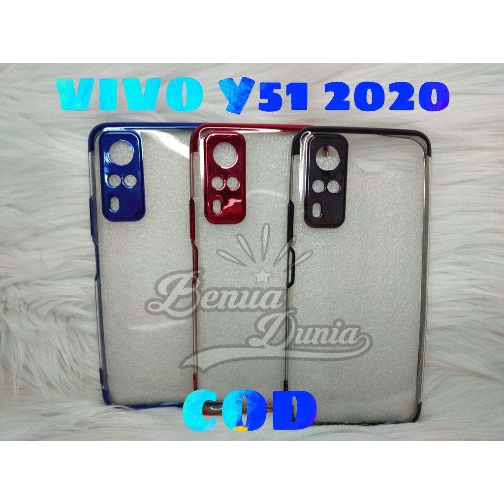 CASE VIVO Y51 2020//SOFCASE SHINING CHROME PREMIUM VIVO Y51 2020 - BD