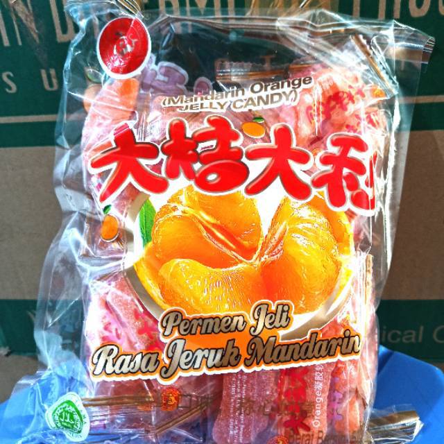 

Permen Lunak Rasa Jeruk 500g/ Mandarin Orange Jelly Candy 500g / Jelly Lunak Rasa Jeruk 500g