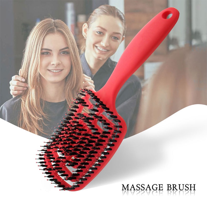 Sisir Rambut Wanita Hair Brush Massage Comb Anti-static Comb Sisir Rambut Rontok Dan Kusut Portable Sisir Rambut Keriting